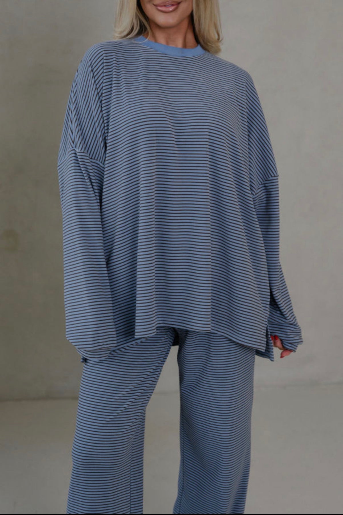 PREORDER - Oversized Striped Pant Set - ENDS 9/18