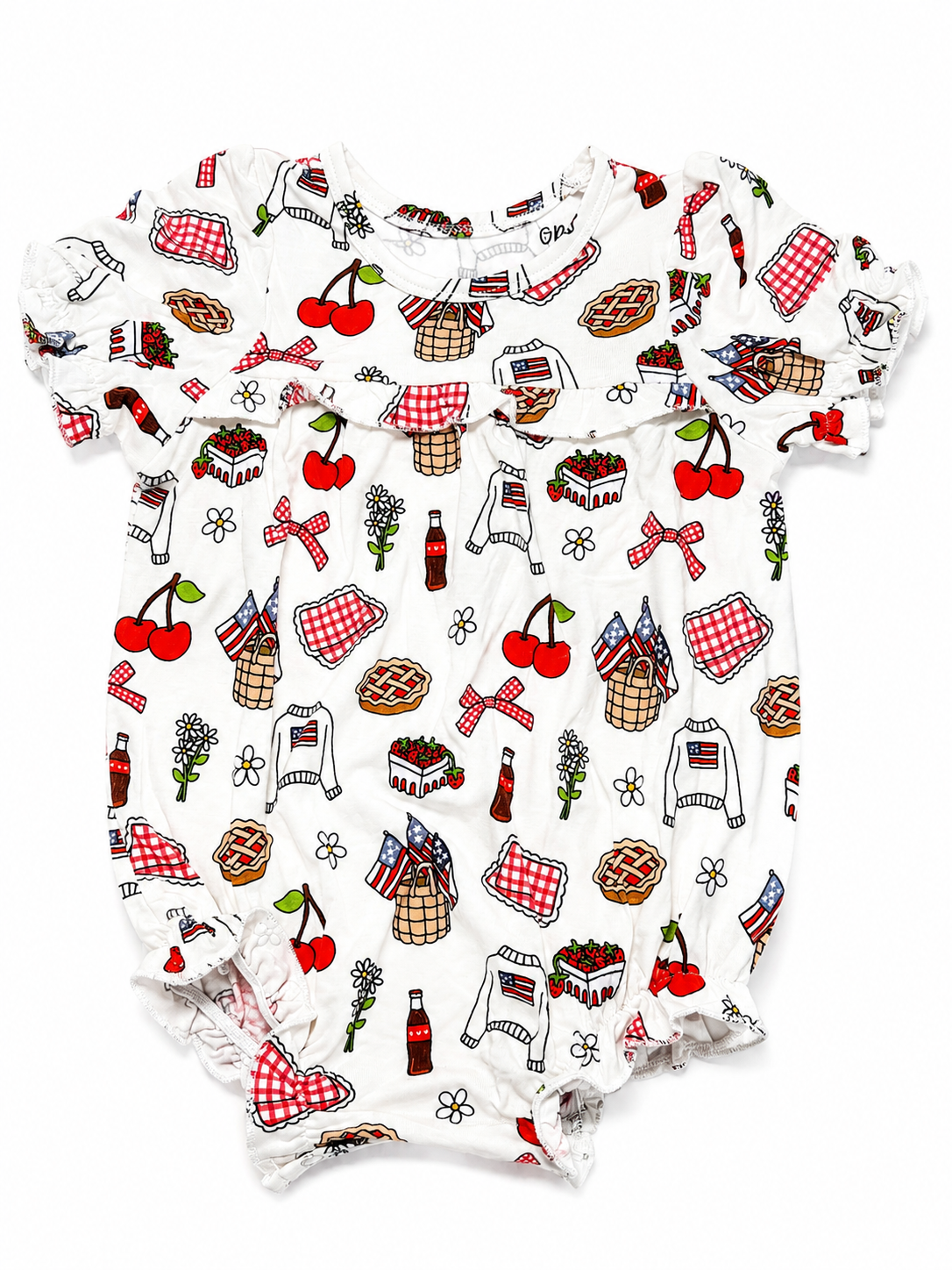 Vintage Americana Ruffle Bubble