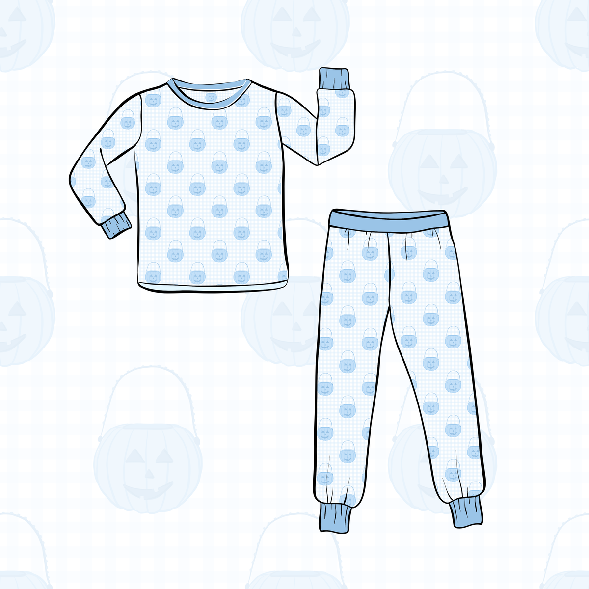 Blue Pumpkin Set