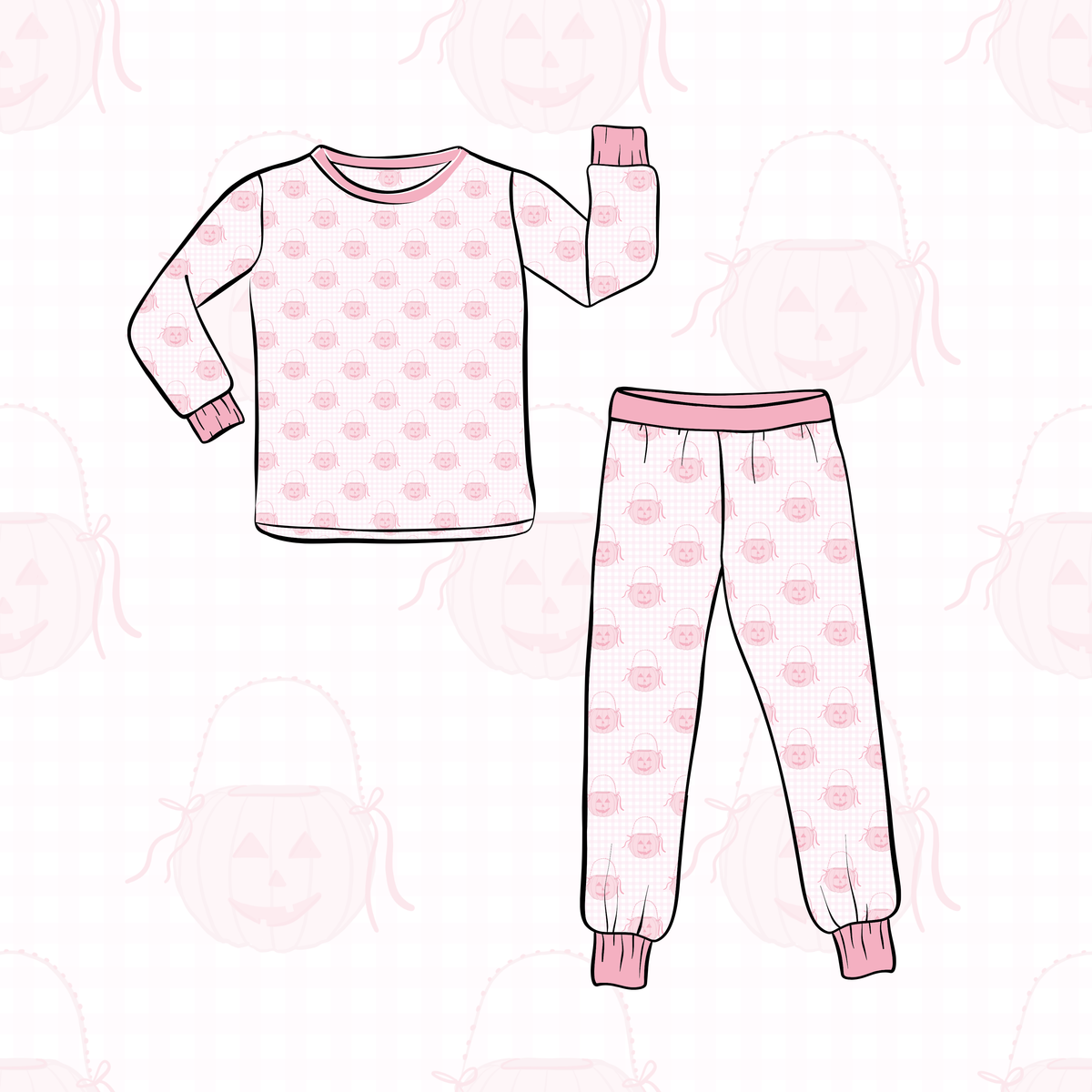 Pink Pumpkin Set