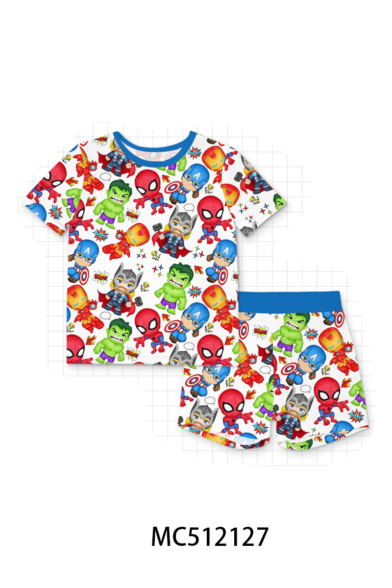 PO76 Blue character bamboo collection