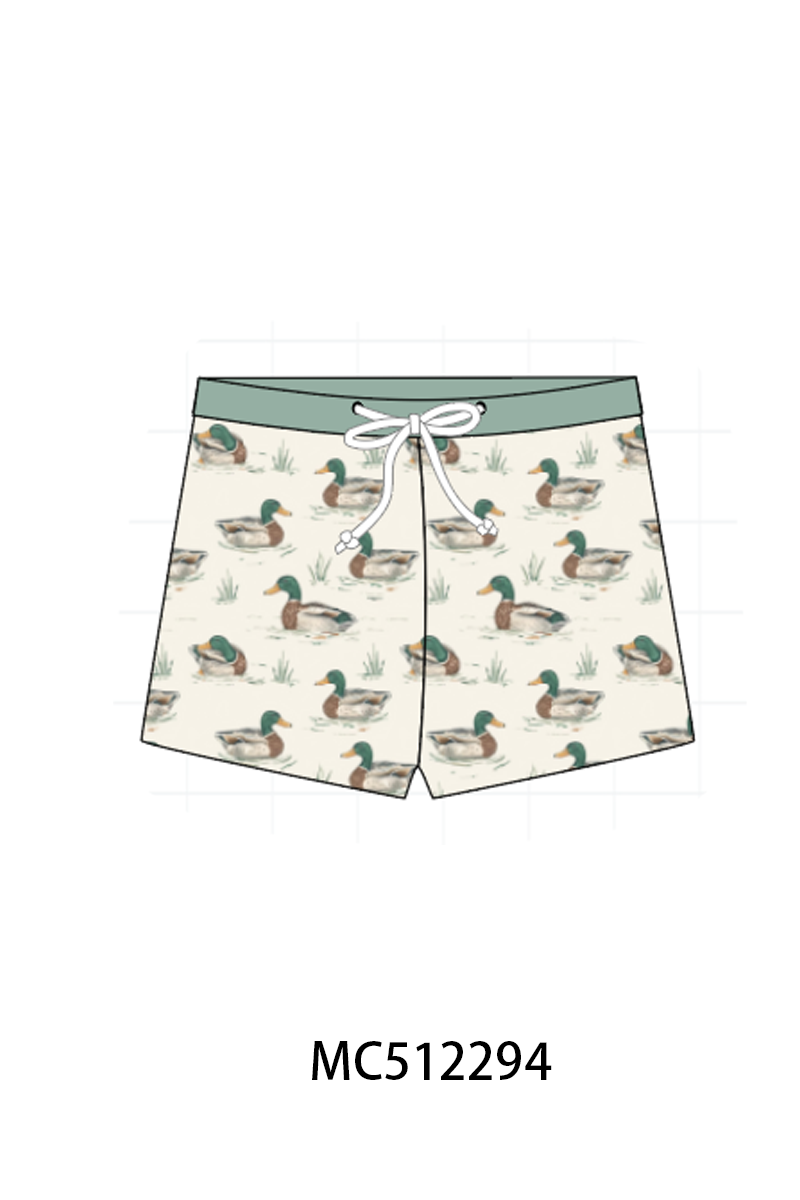 PO76 Sage duck boy swimsuit collection