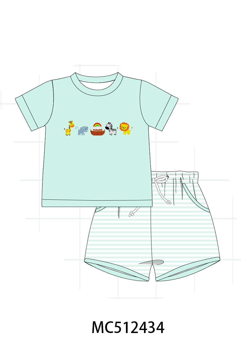 PO76 Noah's Ark french knot collection