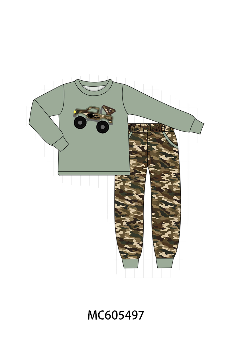 PO93 Gren leopard truck applique collection