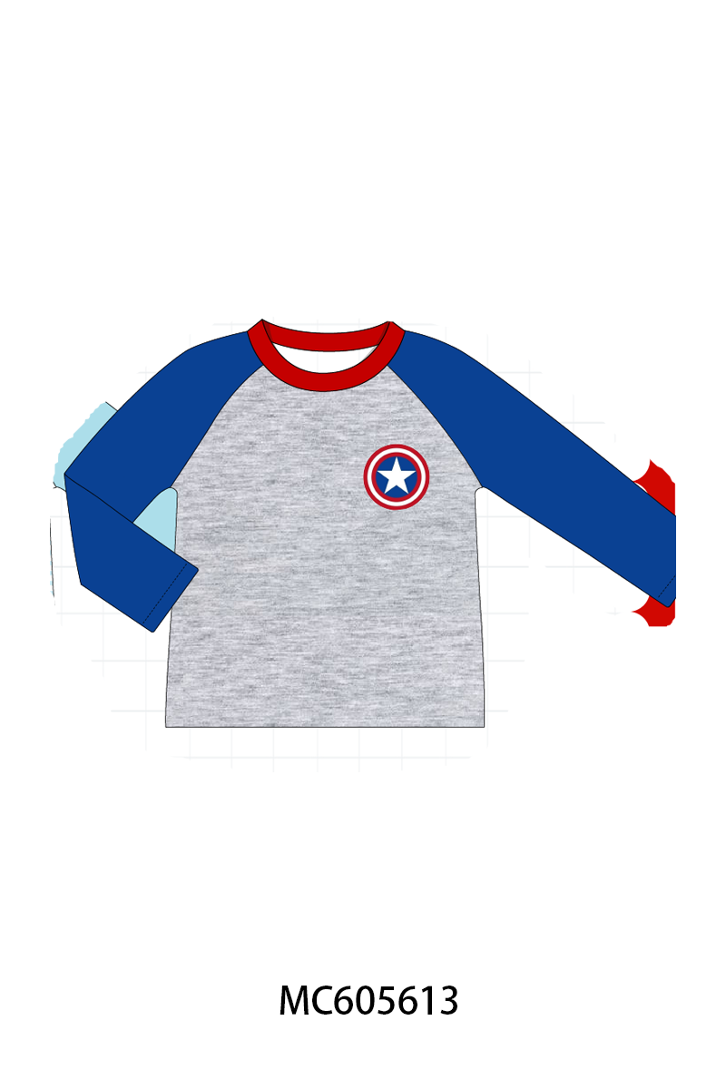 PO93 Red character embroidery collection