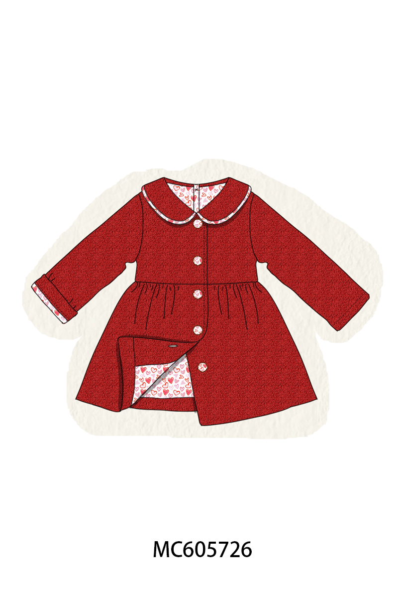 PO93 Multicolored fleece girl coat collection