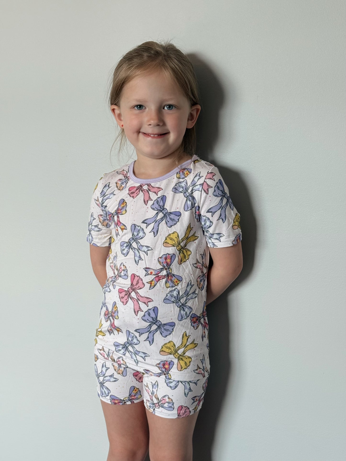 Summer Bows Short Set