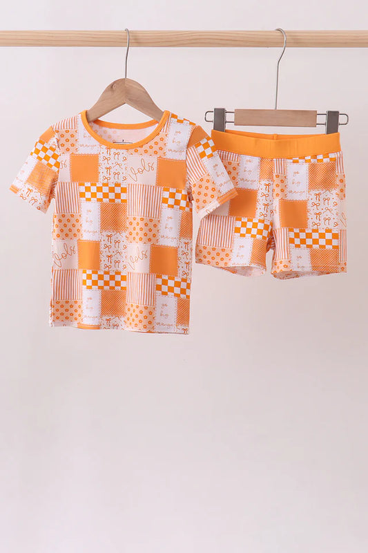 TN Patchwork Bamboo Short Set