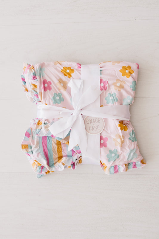 Retro Daises Blanket