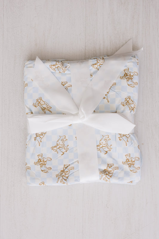 Western Checks Blanket