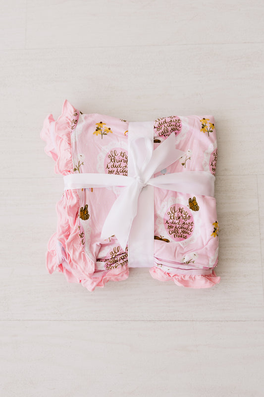 Just So I Could Call You Mine (Pink) Blanket