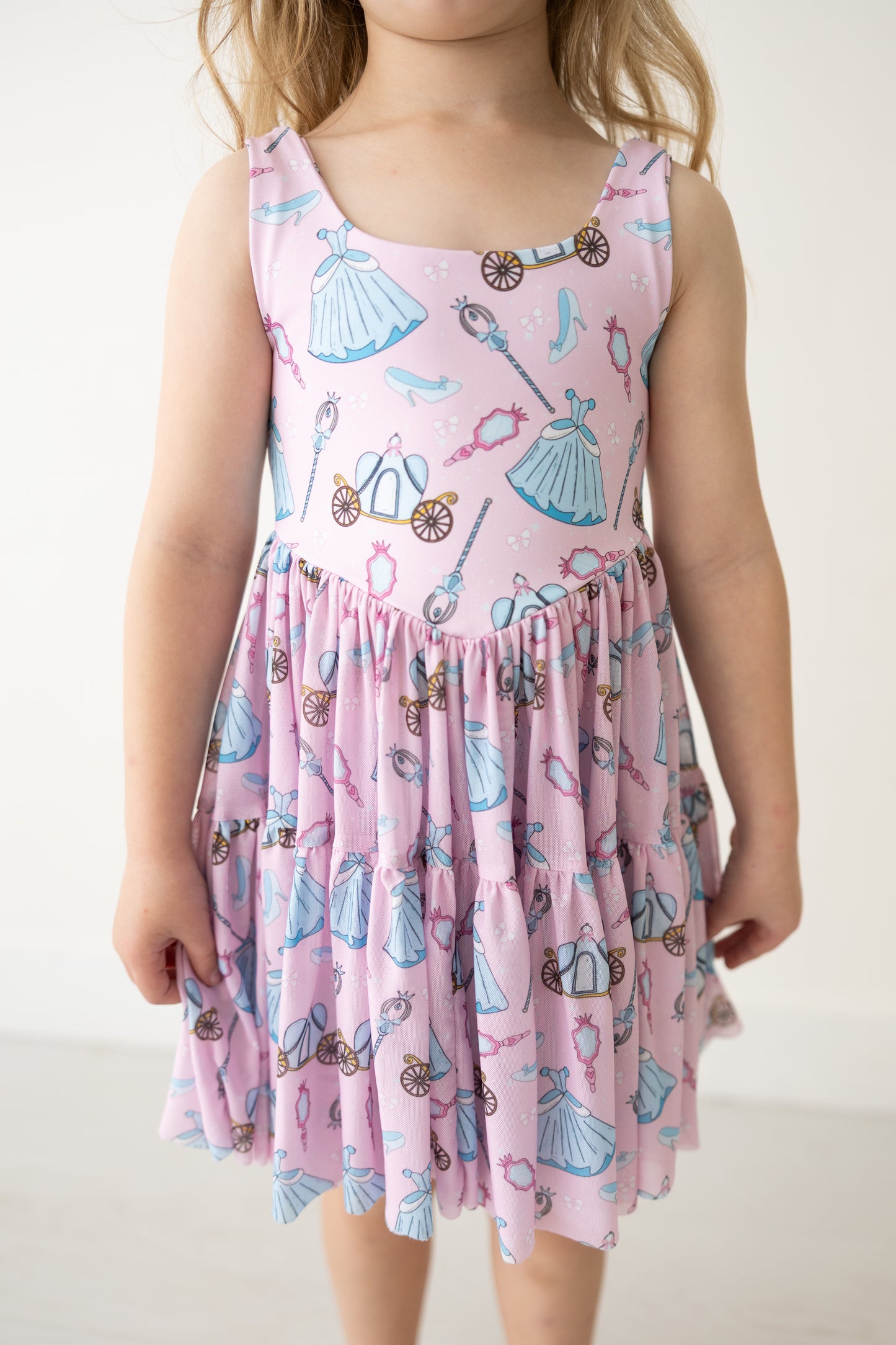 Midnight Magic Athletic Mesh Dress w/ Shorts