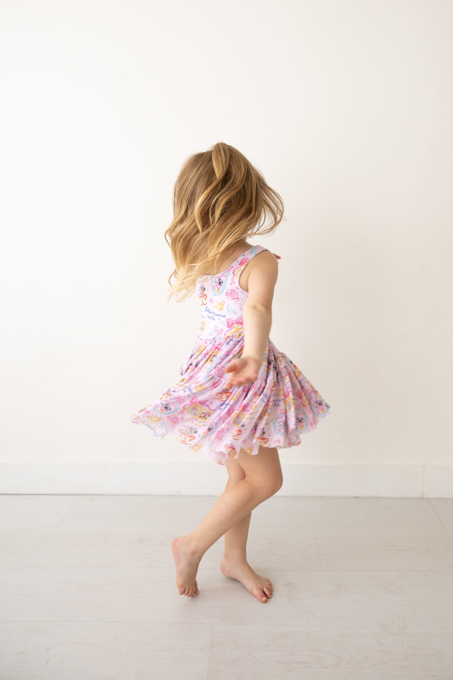 Girls Just Wanna Have Fun Athletic Mesh Dress w/ Shorts