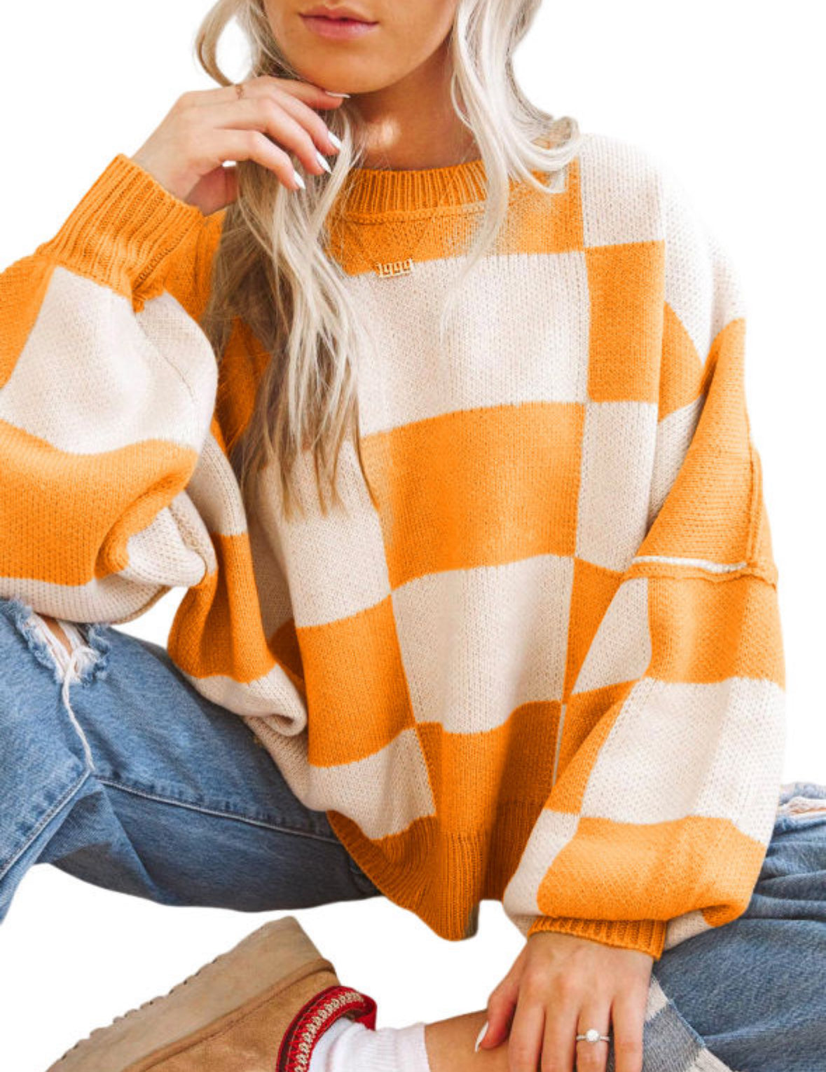 PREORDER - Checker Sweater - ENDS 2/8