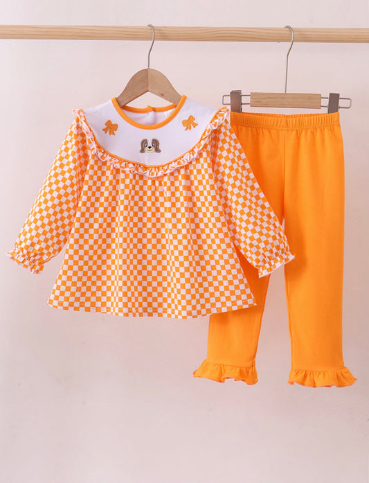 Checkered Bow Set