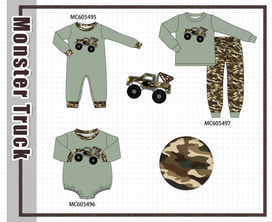PO93 Gren leopard truck applique collection