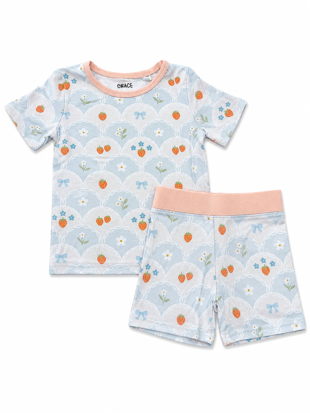 Scalloped Strawberries Short Set
