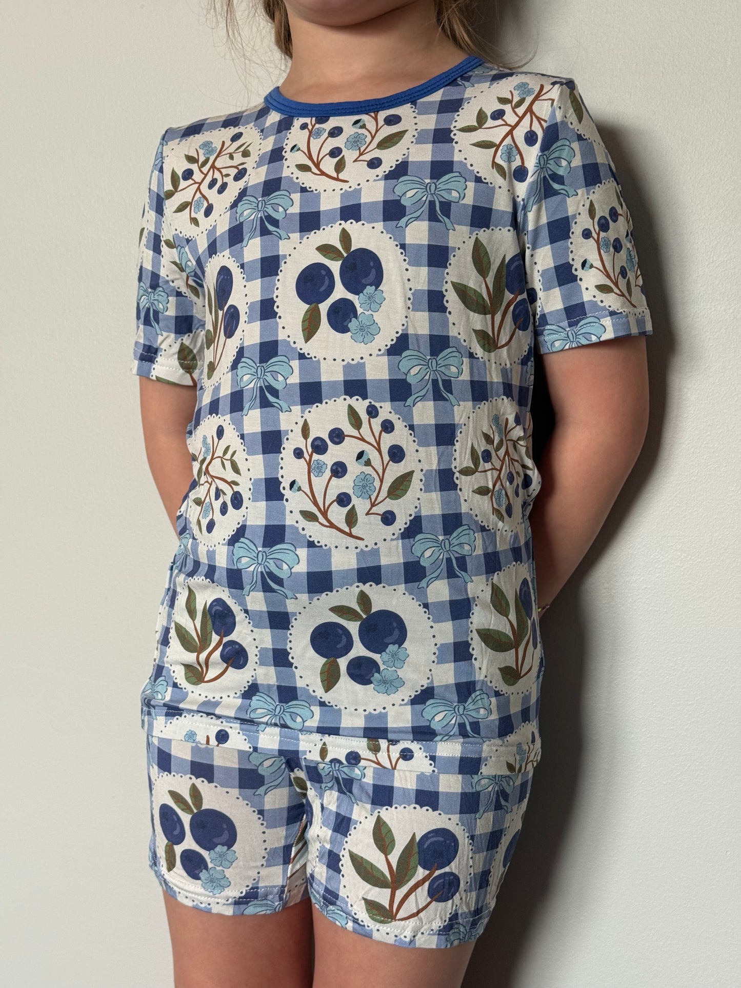 Blueberries Short Set