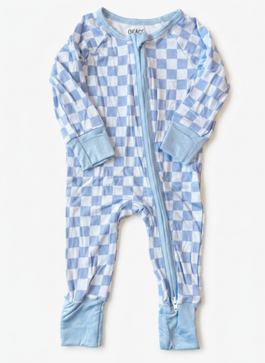 Blue Checks Zippy