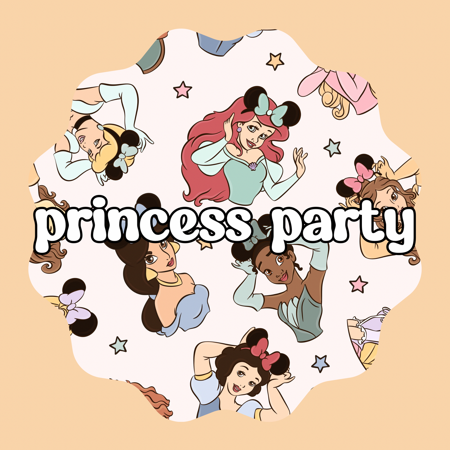 Princess Party Athletic Skort Set