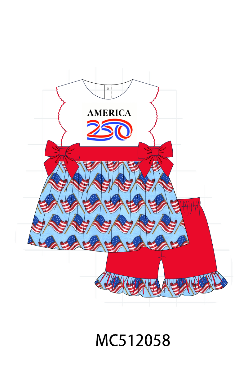 PO76 Patriotic 250 years embroidery collection