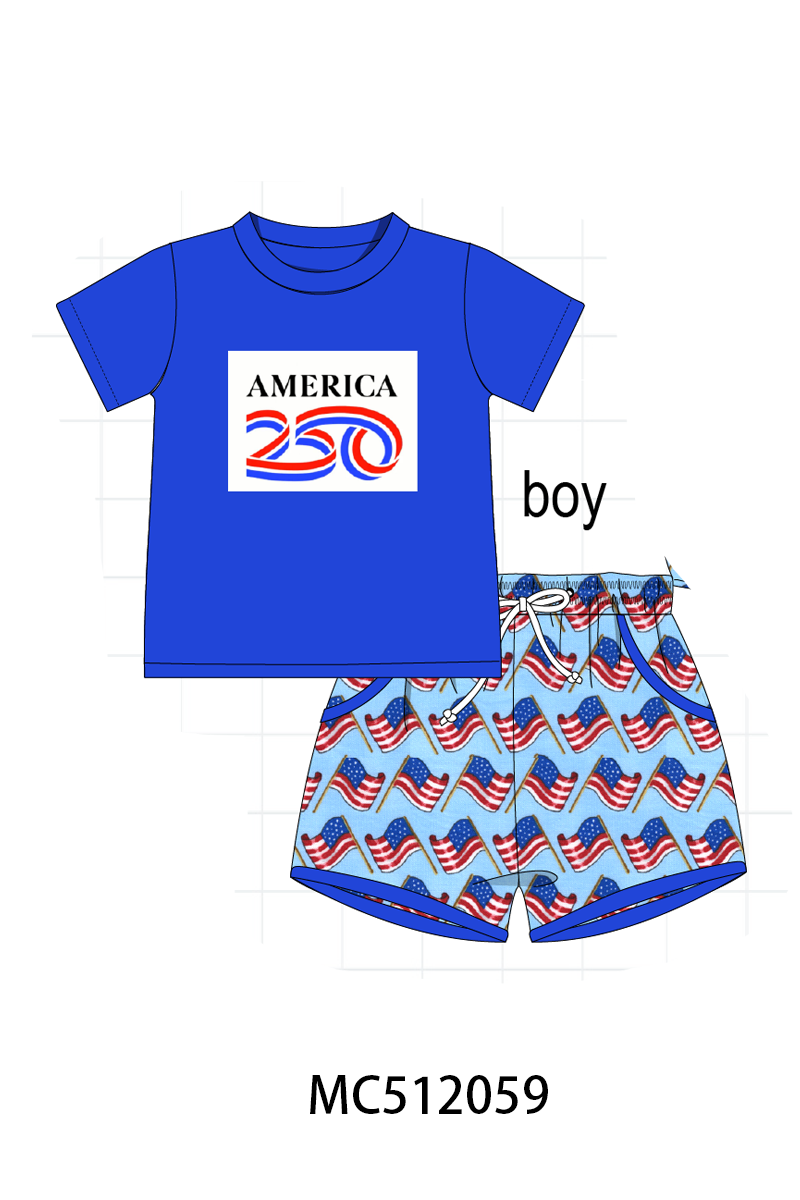 PO76 Patriotic 250 years embroidery collection
