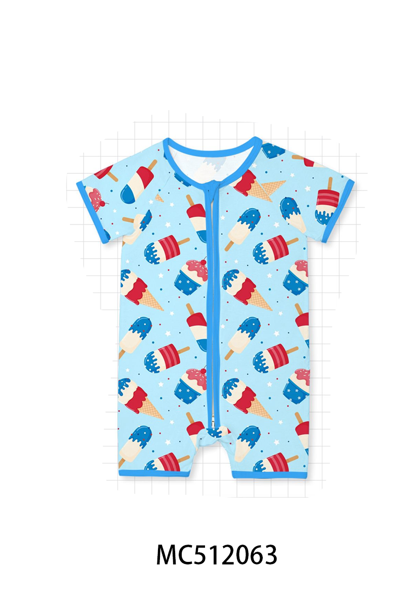 PO76 Blue ice cream bamboo collection