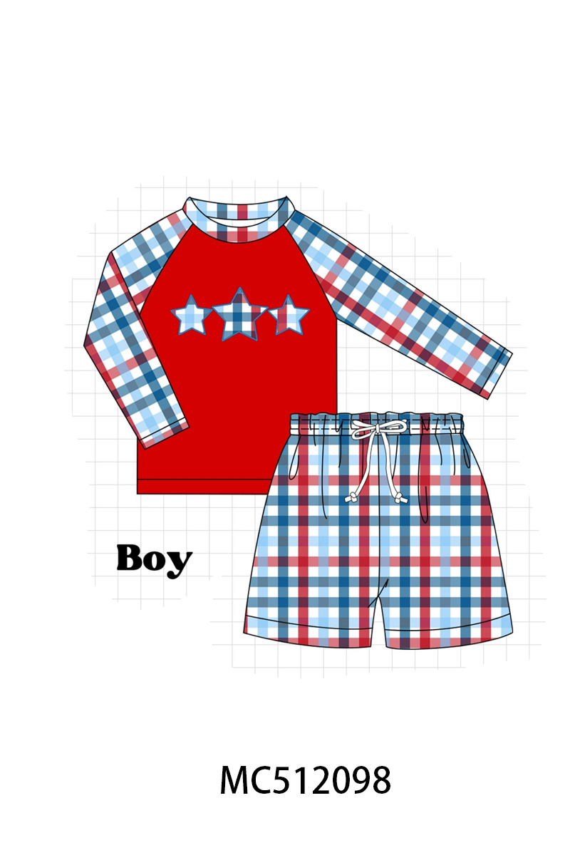 PO76 Patriotic star ruffle collection