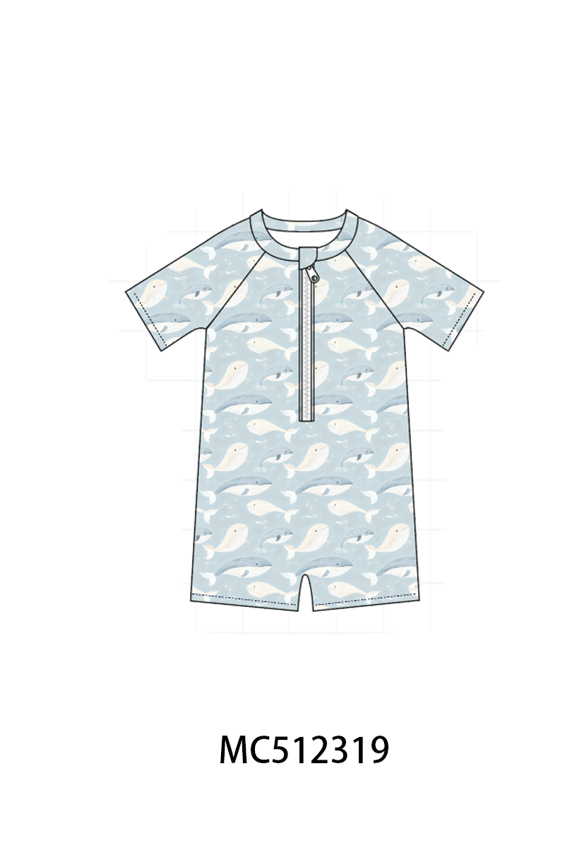 PO76 Whale boy swimsuit collection
