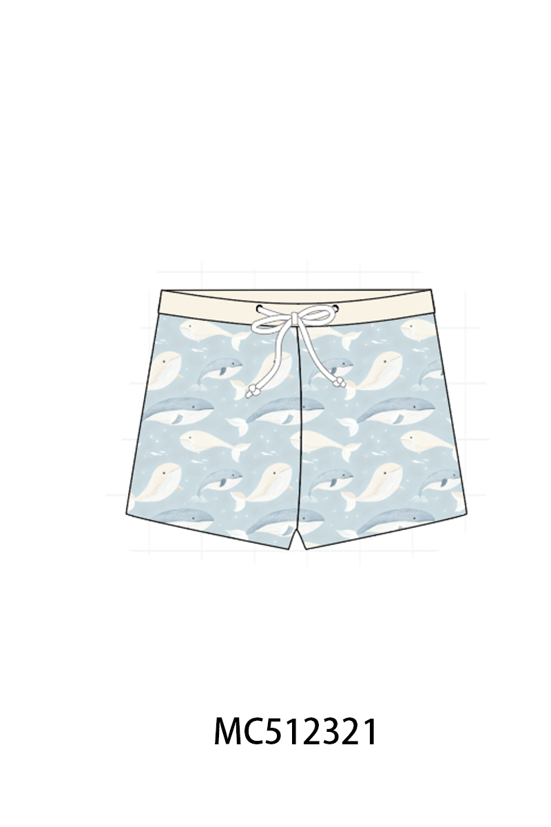 PO76 Whale boy swimsuit collection