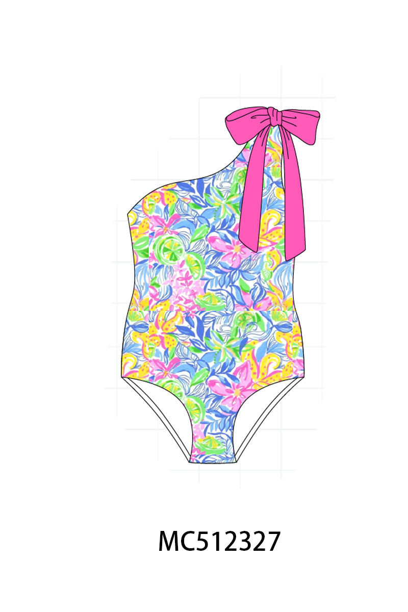 PO76 Pink lily floral print collection