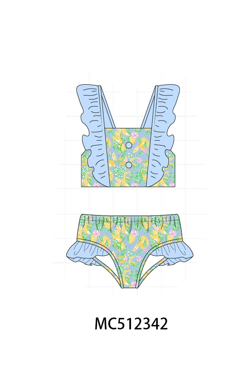 PO76 Green&blue lily lemon collection
