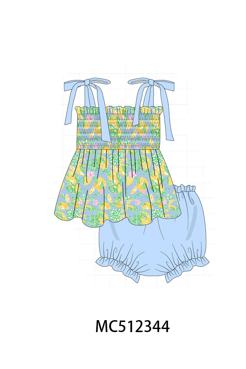 PO76 Green&blue lily lemon collection