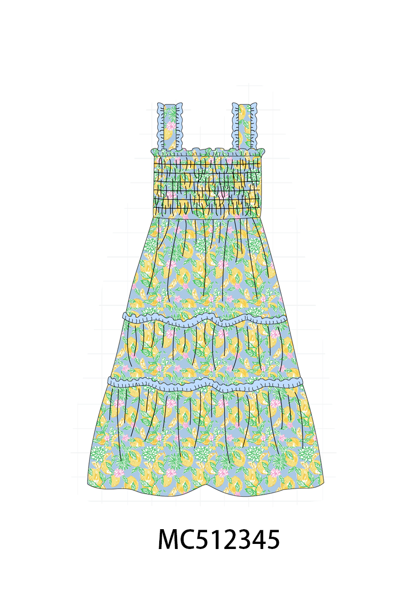 PO76 Green&blue lily lemon collection