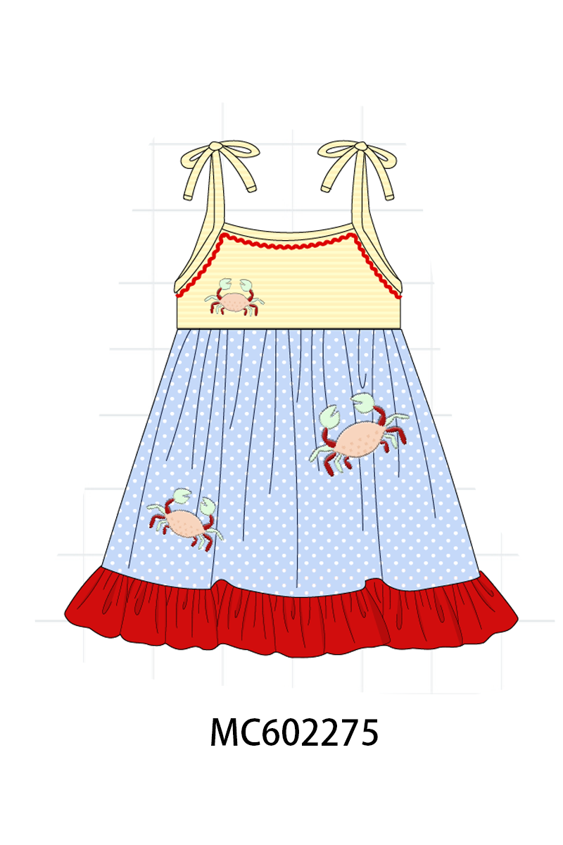 PO81 Blue crab applique collection