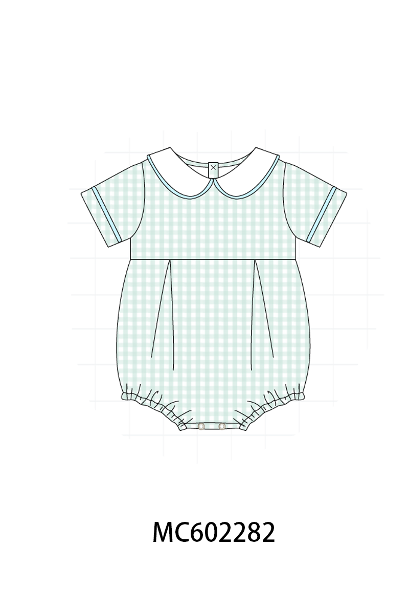 PO81 Mint floral print smocked collection