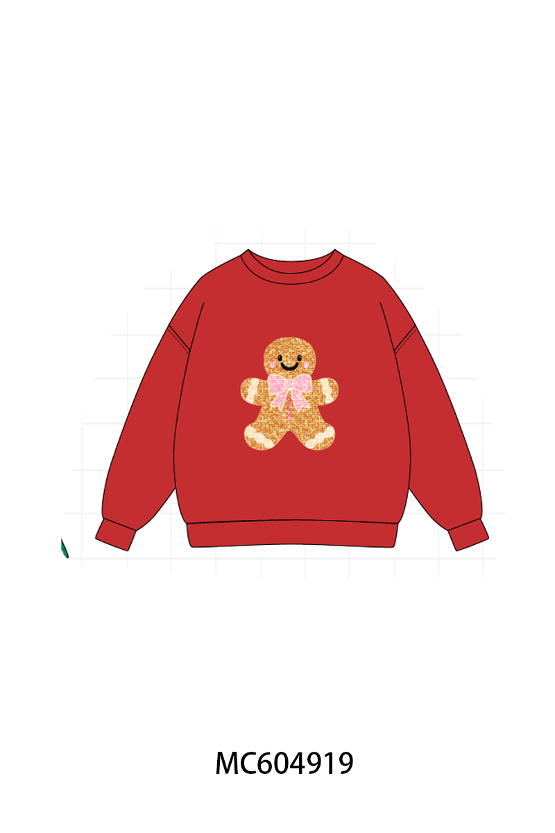 (ETA EARLY OCT) PO90 Christmas gingerbread sequin mom&me collection