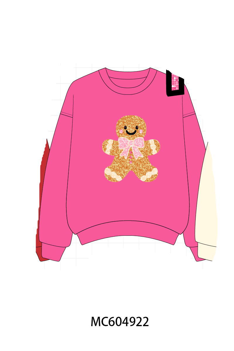 (ETA EARLY OCT) PO90 Christmas gingerbread sequin mom&me collection