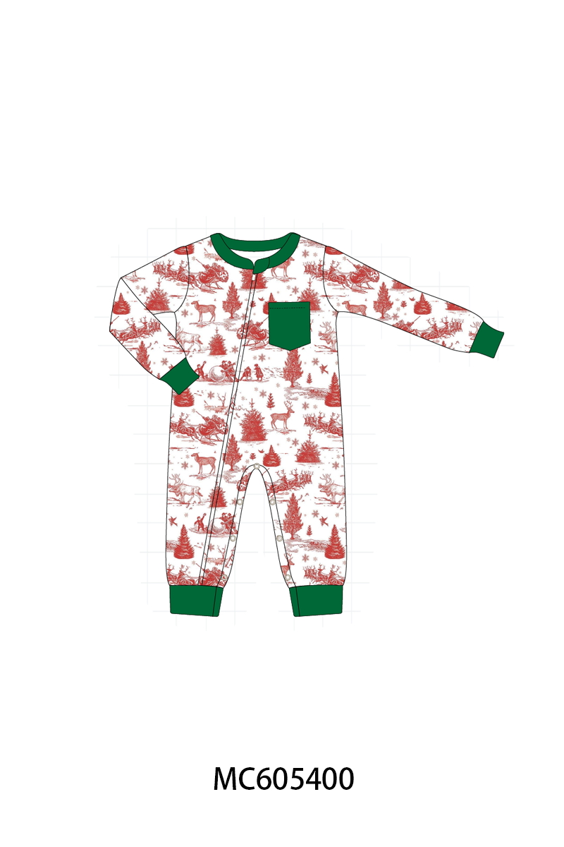 PO93 Classic Christmas Toile print collection