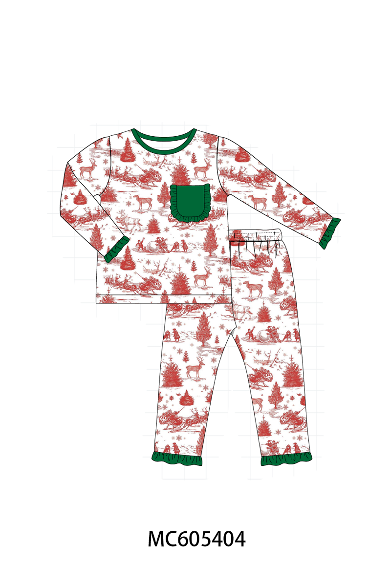 PO93 Classic Christmas Toile print collection