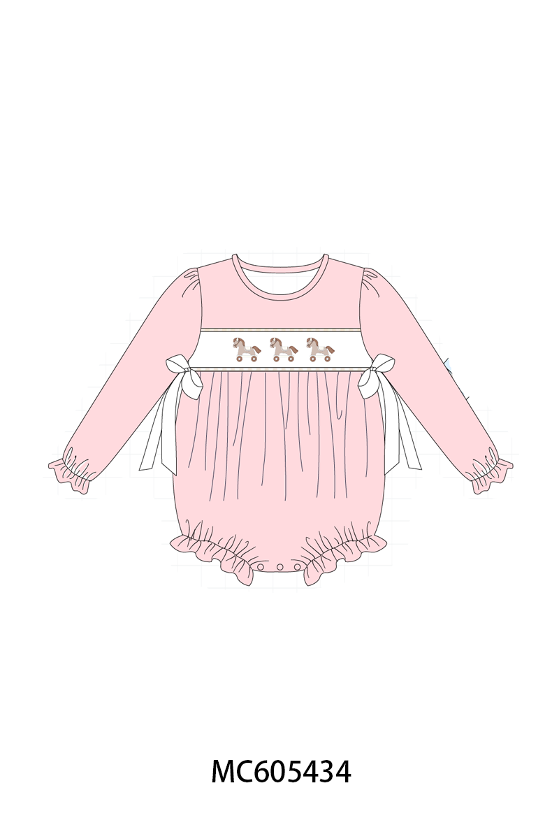 PO93 Pink&blue my little pony embroidery collection