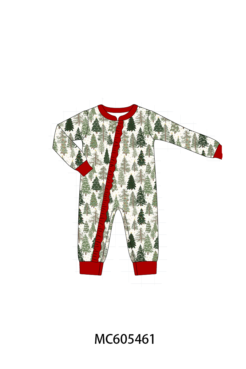 PO93 Christmas tree family pajama collection