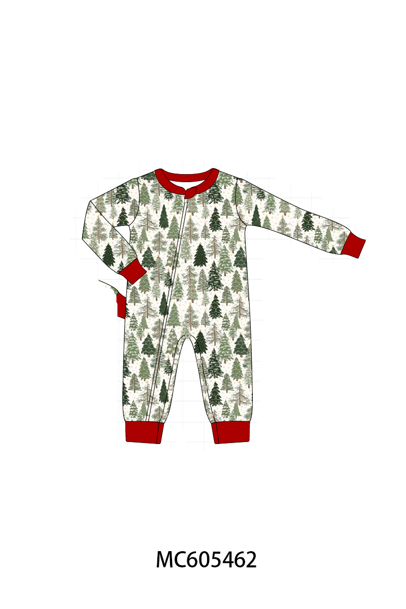 PO93 Christmas tree family pajama collection