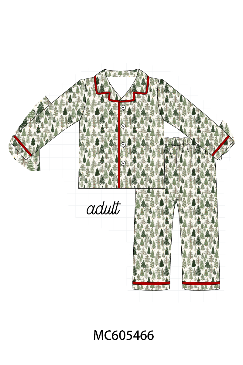 PO93 Christmas tree family pajama collection