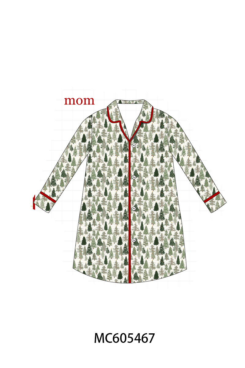 PO93 Christmas tree family pajama collection