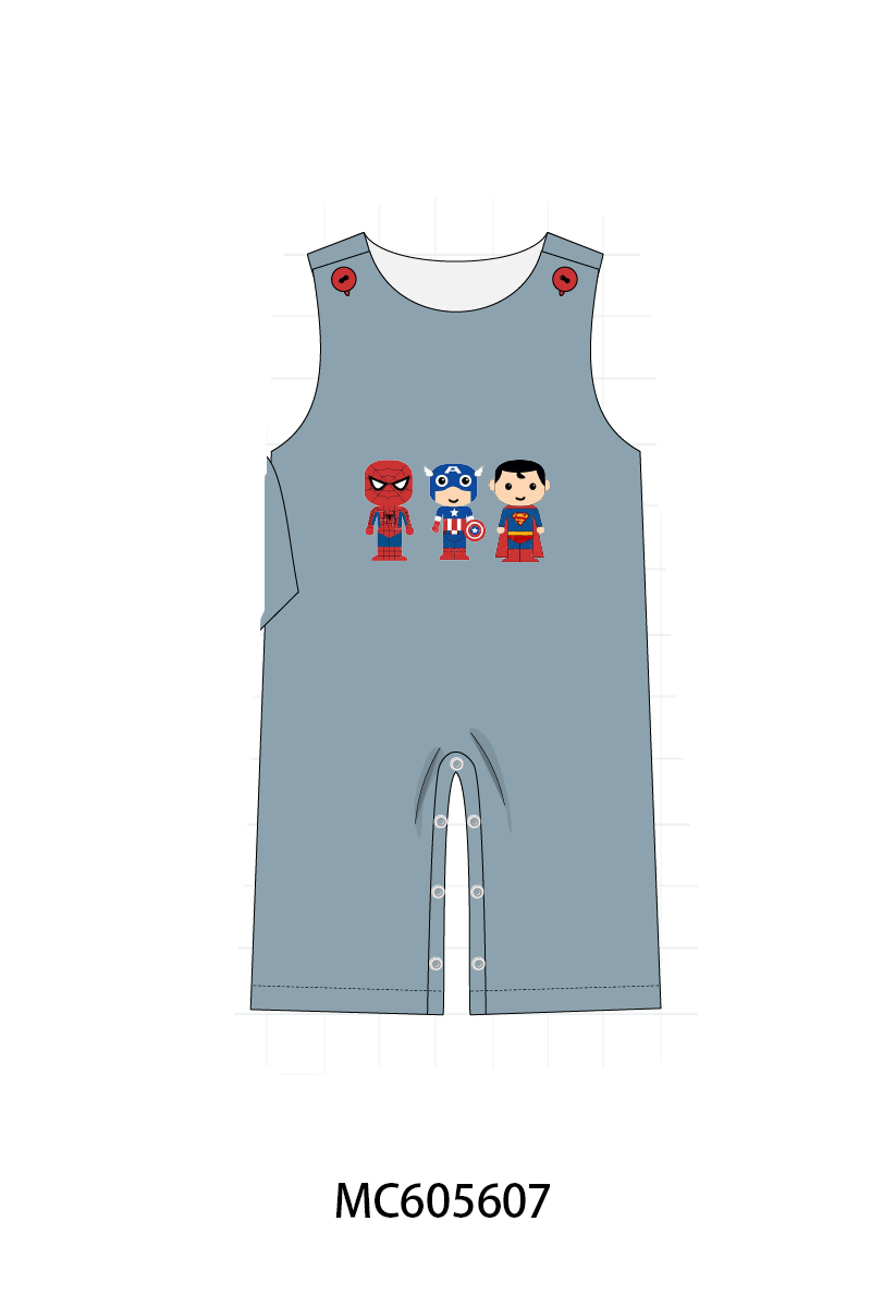 PO93 Red character embroidery collection