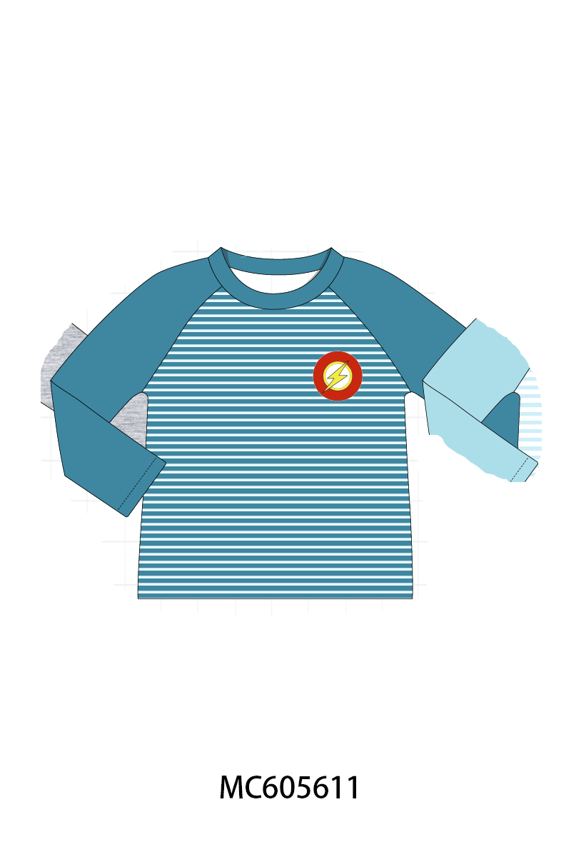 PO93 Red character embroidery collection