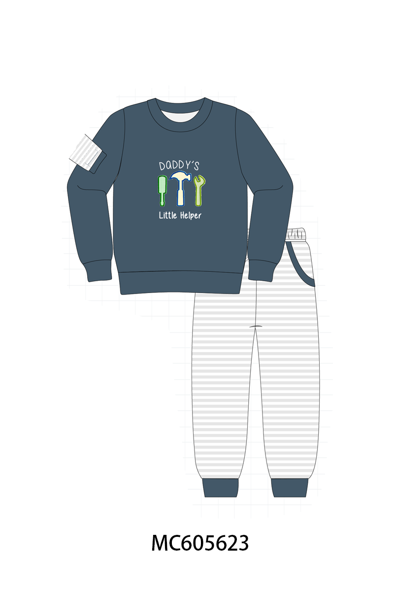 PO93 Navy tools embroidery collection