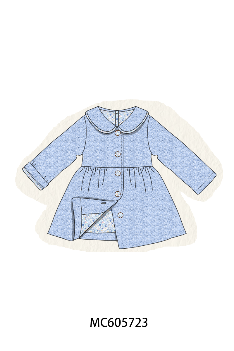 PO93 Multicolored fleece girl coat collection