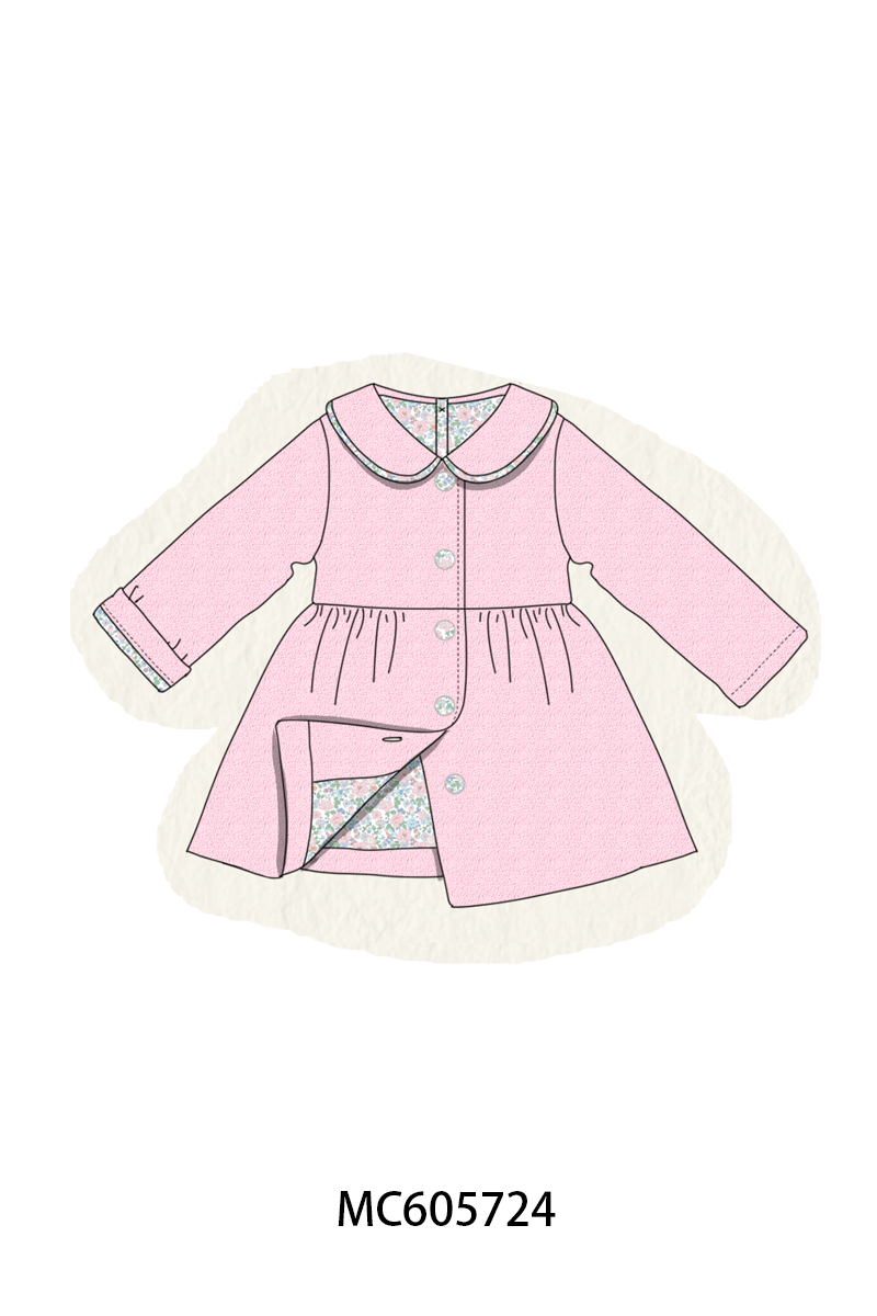 PO93 Multicolored fleece girl coat collection
